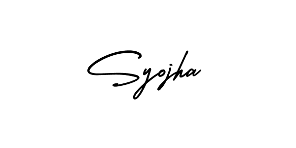 This is the best signature style for the Syojha name. Also you like these signature font (AmerikaSignatureDemo-Regular). Mix name signature. Syojha signature style 3 images and pictures png