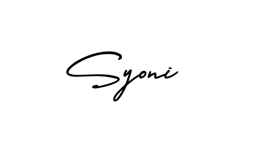 Also You can easily find your signature by using the search form. We will create Syoni name handwritten signature images for you free of cost using AmerikaSignatureDemo-Regular sign style. Syoni signature style 3 images and pictures png