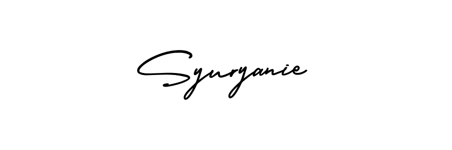 This is the best signature style for the Syuryanie name. Also you like these signature font (AmerikaSignatureDemo-Regular). Mix name signature. Syuryanie signature style 3 images and pictures png