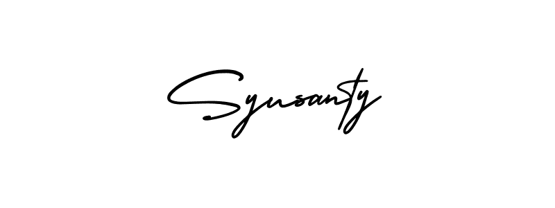 Best and Professional Signature Style for Syusanty. AmerikaSignatureDemo-Regular Best Signature Style Collection. Syusanty signature style 3 images and pictures png