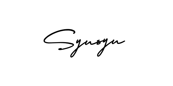 Make a beautiful signature design for name Syusyu. Use this online signature maker to create a handwritten signature for free. Syusyu signature style 3 images and pictures png