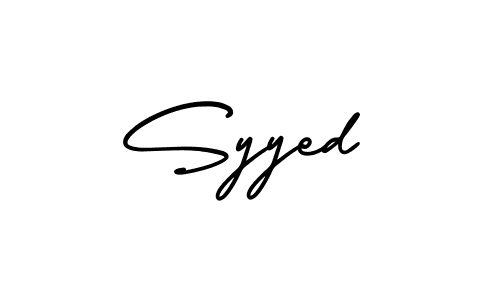 if you are searching for the best signature style for your name Syyed. so please give up your signature search. here we have designed multiple signature styles  using AmerikaSignatureDemo-Regular. Syyed signature style 3 images and pictures png