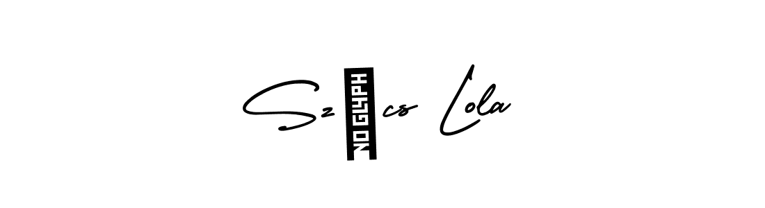 Check out images of Autograph of Szűcs Lola name. Actor Szűcs Lola Signature Style. AmerikaSignatureDemo-Regular is a professional sign style online. Szűcs Lola signature style 3 images and pictures png