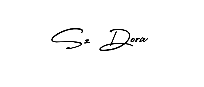 Also You can easily find your signature by using the search form. We will create Sz Dora name handwritten signature images for you free of cost using AmerikaSignatureDemo-Regular sign style. Sz Dora signature style 3 images and pictures png