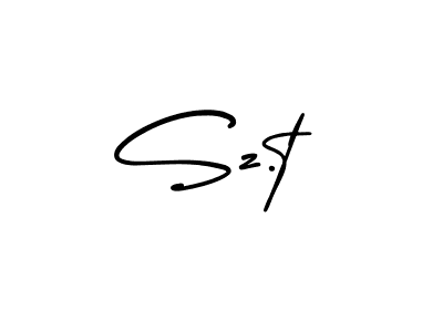 You can use this online signature creator to create a handwritten signature for the name Sz.t. This is the best online autograph maker. Sz.t signature style 3 images and pictures png