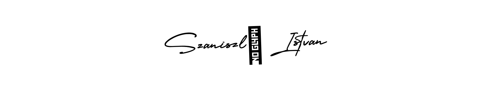 Make a beautiful signature design for name Szaniszló Istvan. Use this online signature maker to create a handwritten signature for free. Szaniszló Istvan signature style 3 images and pictures png