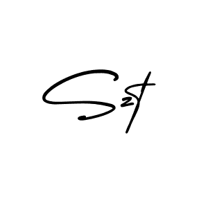 Design your own signature with our free online signature maker. With this signature software, you can create a handwritten (AmerikaSignatureDemo-Regular) signature for name Szt. Szt signature style 3 images and pictures png