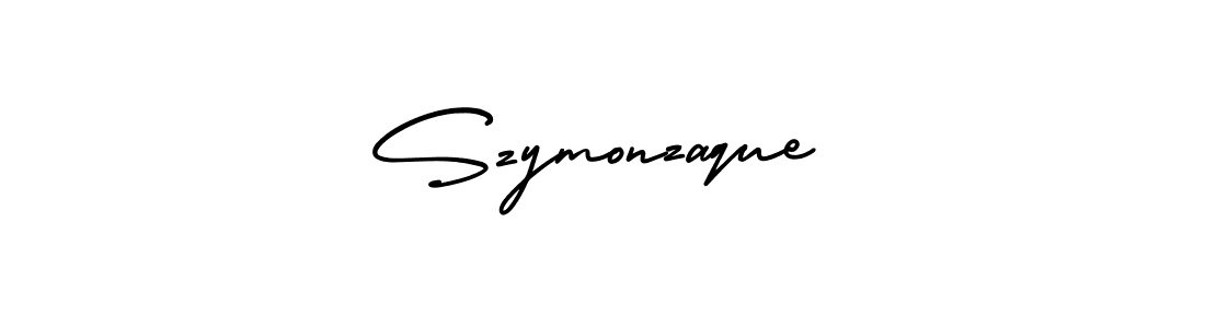 It looks lik you need a new signature style for name Szymonzaque. Design unique handwritten (AmerikaSignatureDemo-Regular) signature with our free signature maker in just a few clicks. Szymonzaque signature style 3 images and pictures png