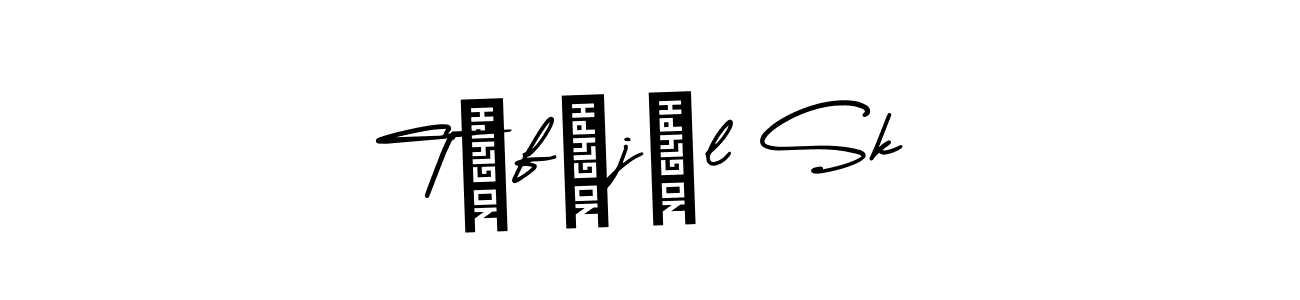 Design your own signature with our free online signature maker. With this signature software, you can create a handwritten (AmerikaSignatureDemo-Regular) signature for name TØfÄjÜl Sk. TØfÄjÜl Sk signature style 3 images and pictures png