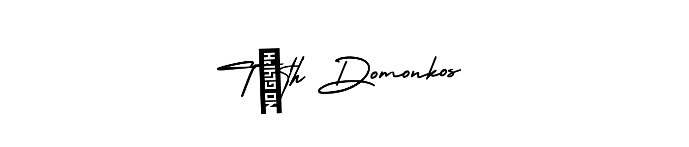 Use a signature maker to create a handwritten signature online. With this signature software, you can design (AmerikaSignatureDemo-Regular) your own signature for name Tóth Domonkos. Tóth Domonkos signature style 3 images and pictures png