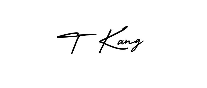 AmerikaSignatureDemo-Regular is a professional signature style that is perfect for those who want to add a touch of class to their signature. It is also a great choice for those who want to make their signature more unique. Get T  Kang name to fancy signature for free. T  Kang signature style 3 images and pictures png