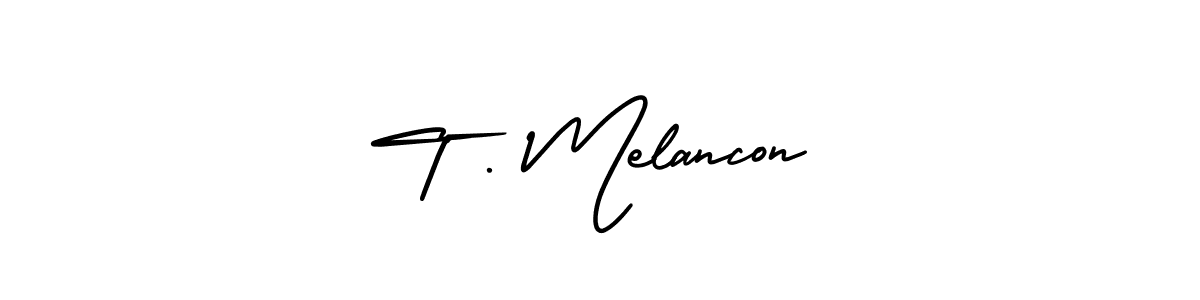 Once you've used our free online signature maker to create your best signature AmerikaSignatureDemo-Regular style, it's time to enjoy all of the benefits that T . Melancon name signing documents. T . Melancon signature style 3 images and pictures png