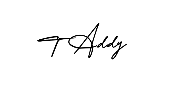 See photos of T Addy official signature by Spectra . Check more albums & portfolios. Read reviews & check more about AmerikaSignatureDemo-Regular font. T Addy signature style 3 images and pictures png