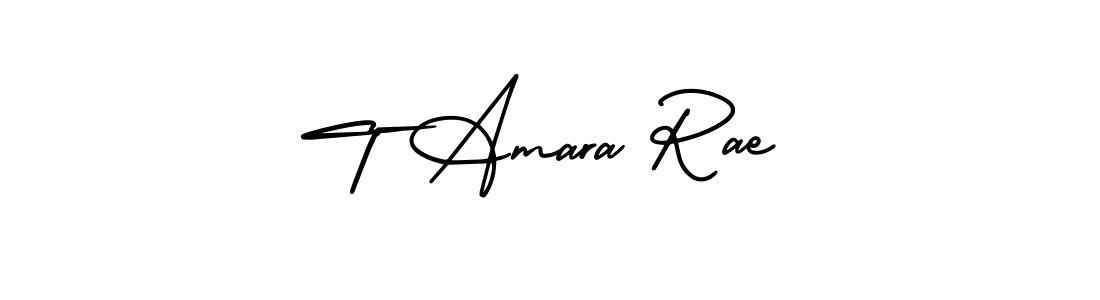 if you are searching for the best signature style for your name T Amara Rae. so please give up your signature search. here we have designed multiple signature styles  using AmerikaSignatureDemo-Regular. T Amara Rae signature style 3 images and pictures png