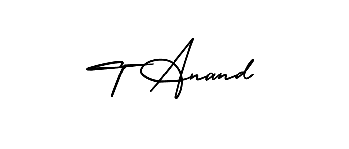 Once you've used our free online signature maker to create your best signature AmerikaSignatureDemo-Regular style, it's time to enjoy all of the benefits that T Anand name signing documents. T Anand signature style 3 images and pictures png