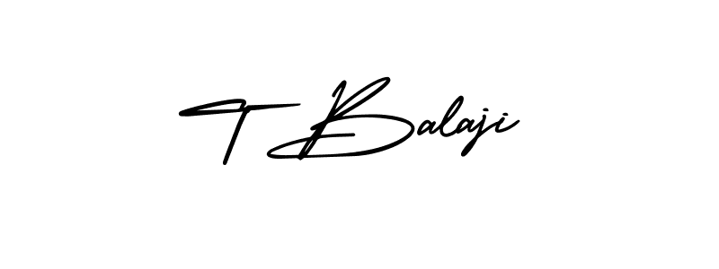 How to make T Balaji signature? AmerikaSignatureDemo-Regular is a professional autograph style. Create handwritten signature for T Balaji name. T Balaji signature style 3 images and pictures png