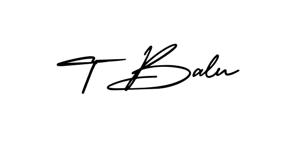 It looks lik you need a new signature style for name T Balu. Design unique handwritten (AmerikaSignatureDemo-Regular) signature with our free signature maker in just a few clicks. T Balu signature style 3 images and pictures png