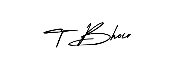 Similarly AmerikaSignatureDemo-Regular is the best handwritten signature design. Signature creator online .You can use it as an online autograph creator for name T Bhoir. T Bhoir signature style 3 images and pictures png
