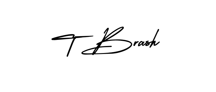 Make a beautiful signature design for name T Brash. Use this online signature maker to create a handwritten signature for free. T Brash signature style 3 images and pictures png