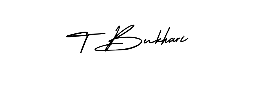 Make a short T Bukhari signature style. Manage your documents anywhere anytime using AmerikaSignatureDemo-Regular. Create and add eSignatures, submit forms, share and send files easily. T Bukhari signature style 3 images and pictures png