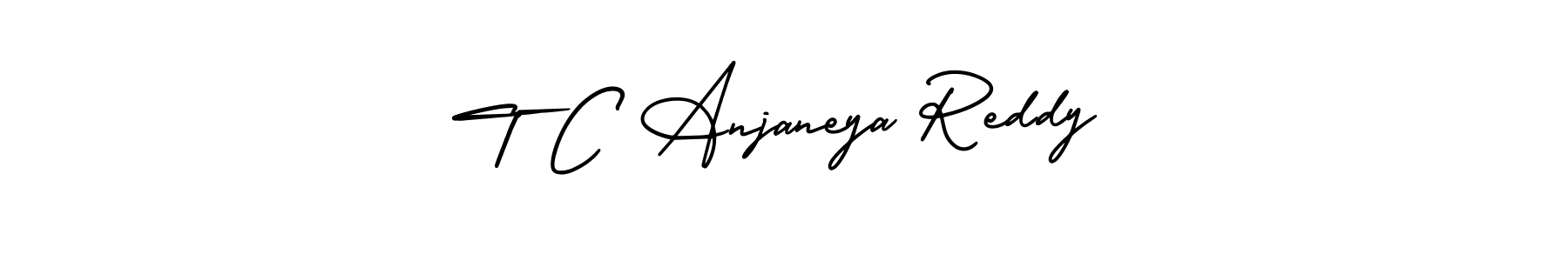 This is the best signature style for the T C Anjaneya Reddy name. Also you like these signature font (AmerikaSignatureDemo-Regular). Mix name signature. T C Anjaneya Reddy signature style 3 images and pictures png