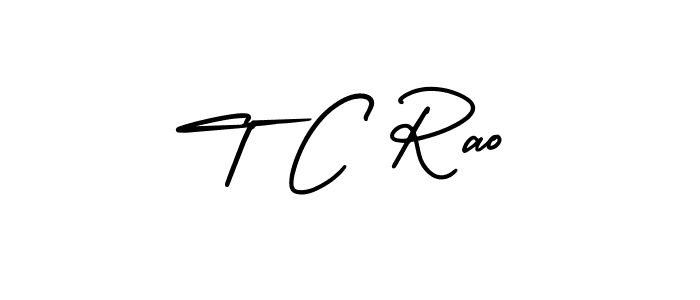 Also we have T C Rao name is the best signature style. Create professional handwritten signature collection using AmerikaSignatureDemo-Regular autograph style. T C Rao signature style 3 images and pictures png