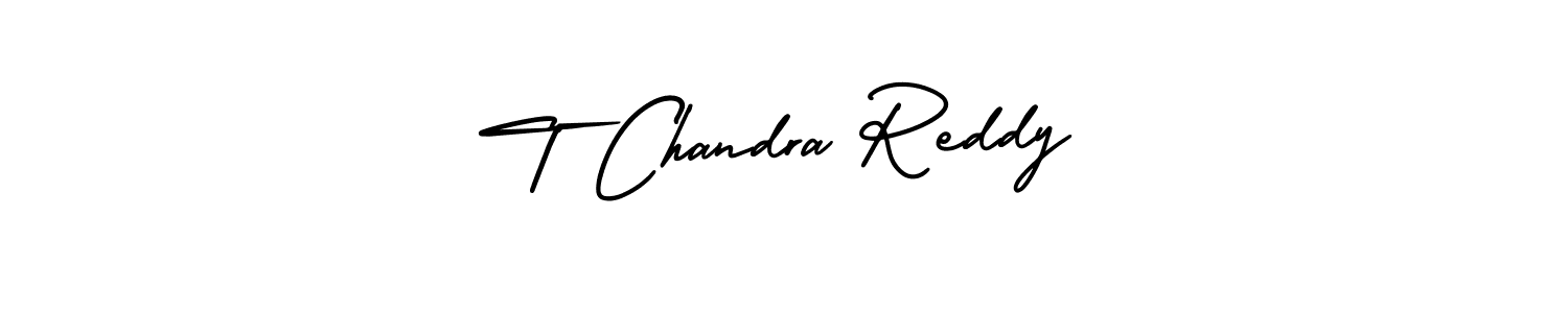 AmerikaSignatureDemo-Regular is a professional signature style that is perfect for those who want to add a touch of class to their signature. It is also a great choice for those who want to make their signature more unique. Get T Chandra Reddy name to fancy signature for free. T Chandra Reddy signature style 3 images and pictures png