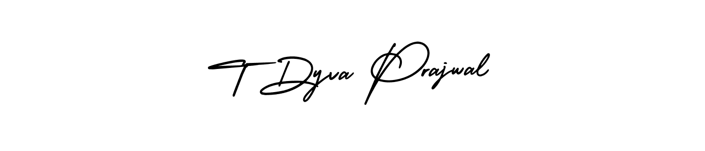 Create a beautiful signature design for name T Dyva Prajwal. With this signature (AmerikaSignatureDemo-Regular) fonts, you can make a handwritten signature for free. T Dyva Prajwal signature style 3 images and pictures png