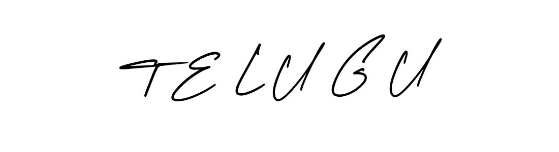 if you are searching for the best signature style for your name T E L U G U. so please give up your signature search. here we have designed multiple signature styles  using AmerikaSignatureDemo-Regular. T E L U G U signature style 3 images and pictures png