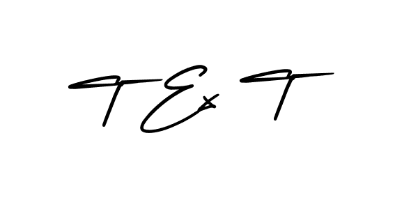 Make a beautiful signature design for name T Ex T. With this signature (AmerikaSignatureDemo-Regular) style, you can create a handwritten signature for free. T Ex T signature style 3 images and pictures png