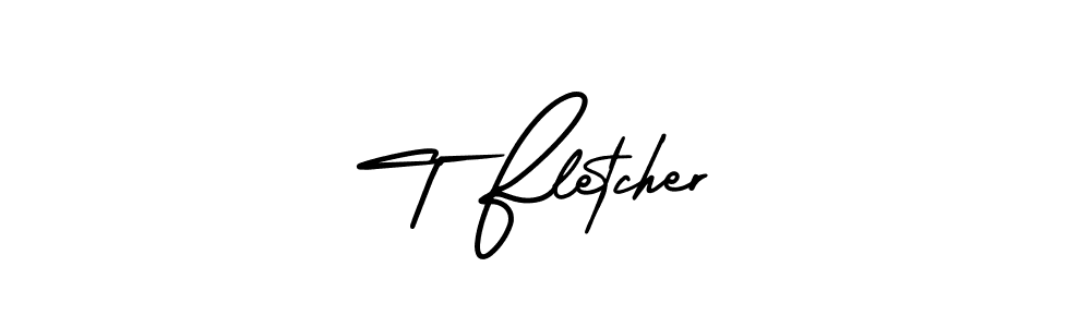 Check out images of Autograph of T Fletcher name. Actor T Fletcher Signature Style. AmerikaSignatureDemo-Regular is a professional sign style online. T Fletcher signature style 3 images and pictures png
