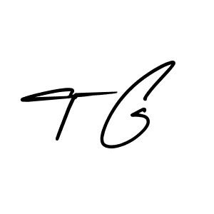 Use a signature maker to create a handwritten signature online. With this signature software, you can design (AmerikaSignatureDemo-Regular) your own signature for name T G. T G signature style 3 images and pictures png