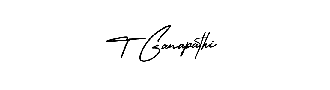 This is the best signature style for the T Ganapathi name. Also you like these signature font (AmerikaSignatureDemo-Regular). Mix name signature. T Ganapathi signature style 3 images and pictures png