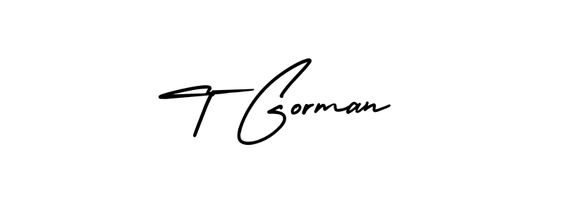 Also we have T Gorman name is the best signature style. Create professional handwritten signature collection using AmerikaSignatureDemo-Regular autograph style. T Gorman signature style 3 images and pictures png
