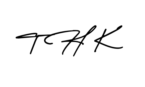 if you are searching for the best signature style for your name T H K. so please give up your signature search. here we have designed multiple signature styles  using AmerikaSignatureDemo-Regular. T H K signature style 3 images and pictures png