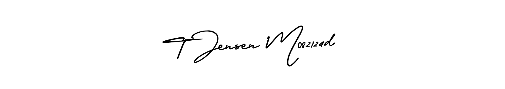 Also we have T Jensen M082124d name is the best signature style. Create professional handwritten signature collection using AmerikaSignatureDemo-Regular autograph style. T Jensen M082124d signature style 3 images and pictures png