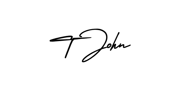 Make a short T John signature style. Manage your documents anywhere anytime using AmerikaSignatureDemo-Regular. Create and add eSignatures, submit forms, share and send files easily. T John signature style 3 images and pictures png