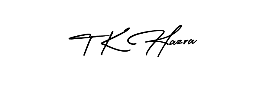 It looks lik you need a new signature style for name T K Hazra. Design unique handwritten (AmerikaSignatureDemo-Regular) signature with our free signature maker in just a few clicks. T K Hazra signature style 3 images and pictures png