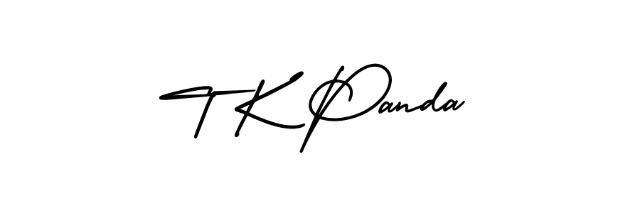 Make a beautiful signature design for name T K Panda. With this signature (AmerikaSignatureDemo-Regular) style, you can create a handwritten signature for free. T K Panda signature style 3 images and pictures png