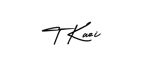You can use this online signature creator to create a handwritten signature for the name T Kazi. This is the best online autograph maker. T Kazi signature style 3 images and pictures png