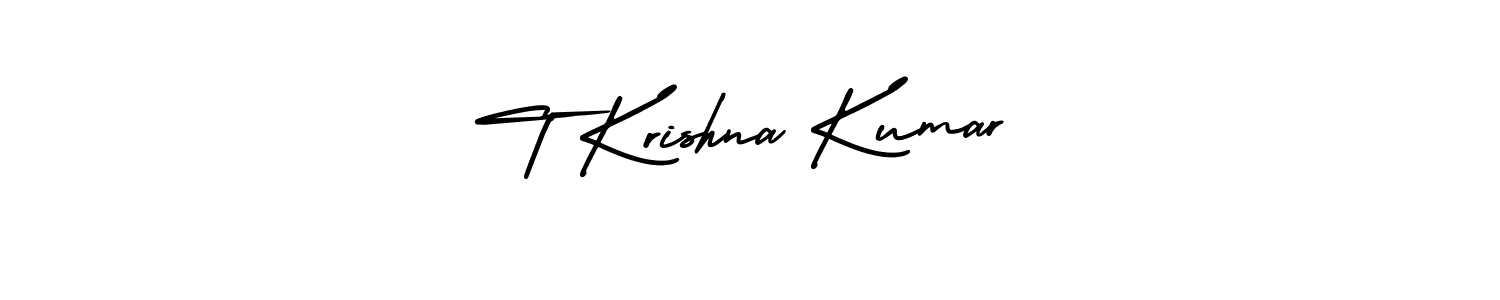 See photos of T Krishna Kumar official signature by Spectra . Check more albums & portfolios. Read reviews & check more about AmerikaSignatureDemo-Regular font. T Krishna Kumar signature style 3 images and pictures png