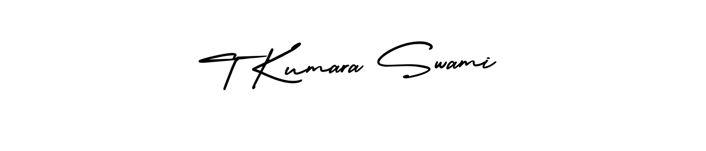 Make a beautiful signature design for name T Kumara Swami. Use this online signature maker to create a handwritten signature for free. T Kumara Swami signature style 3 images and pictures png