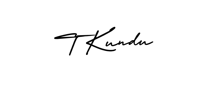 How to Draw T Kundu signature style? AmerikaSignatureDemo-Regular is a latest design signature styles for name T Kundu. T Kundu signature style 3 images and pictures png