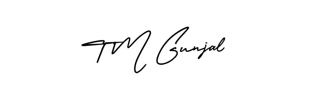 Once you've used our free online signature maker to create your best signature AmerikaSignatureDemo-Regular style, it's time to enjoy all of the benefits that T M Gunjal name signing documents. T M Gunjal signature style 3 images and pictures png