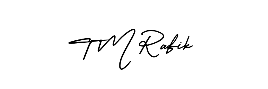 Make a short T M Rafik signature style. Manage your documents anywhere anytime using AmerikaSignatureDemo-Regular. Create and add eSignatures, submit forms, share and send files easily. T M Rafik signature style 3 images and pictures png