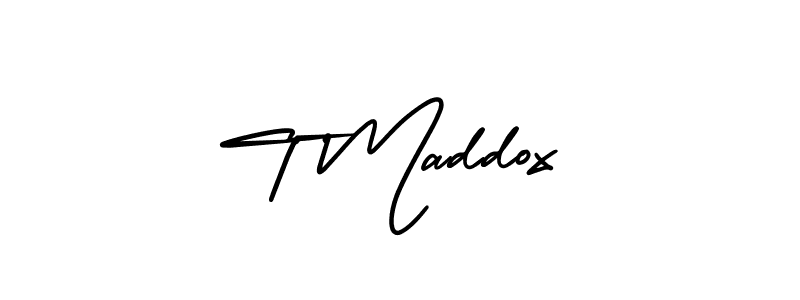 This is the best signature style for the T Maddox name. Also you like these signature font (AmerikaSignatureDemo-Regular). Mix name signature. T Maddox signature style 3 images and pictures png