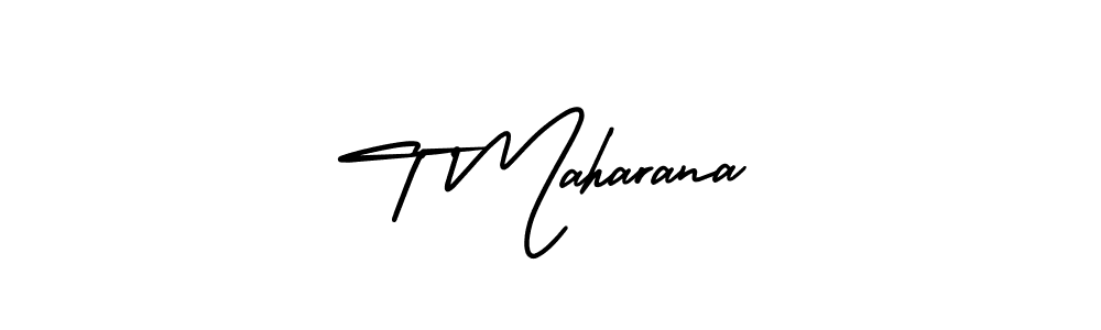 How to Draw T Maharana signature style? AmerikaSignatureDemo-Regular is a latest design signature styles for name T Maharana. T Maharana signature style 3 images and pictures png