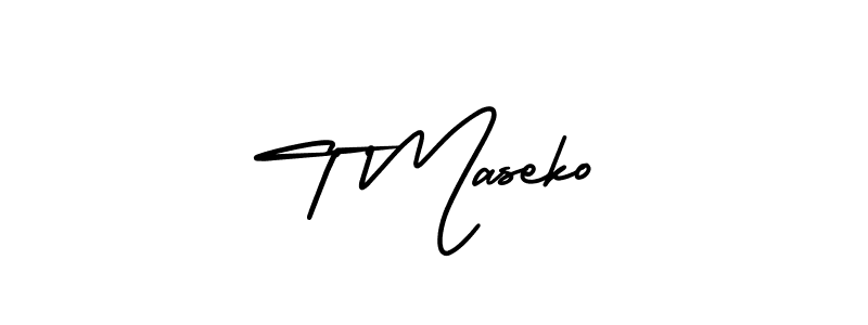 Also You can easily find your signature by using the search form. We will create T Maseko name handwritten signature images for you free of cost using AmerikaSignatureDemo-Regular sign style. T Maseko signature style 3 images and pictures png