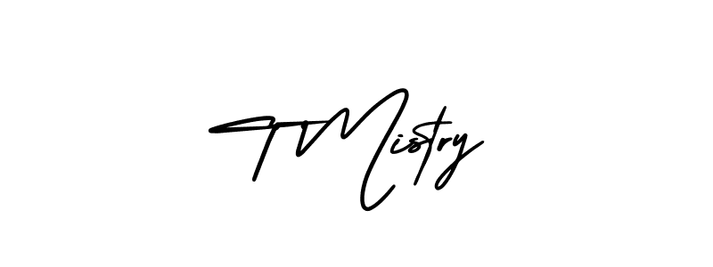 Make a beautiful signature design for name T Mistry. Use this online signature maker to create a handwritten signature for free. T Mistry signature style 3 images and pictures png