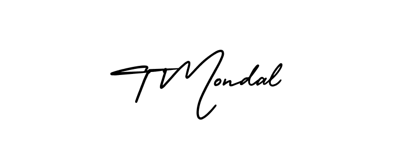 Make a short T Mondal signature style. Manage your documents anywhere anytime using AmerikaSignatureDemo-Regular. Create and add eSignatures, submit forms, share and send files easily. T Mondal signature style 3 images and pictures png